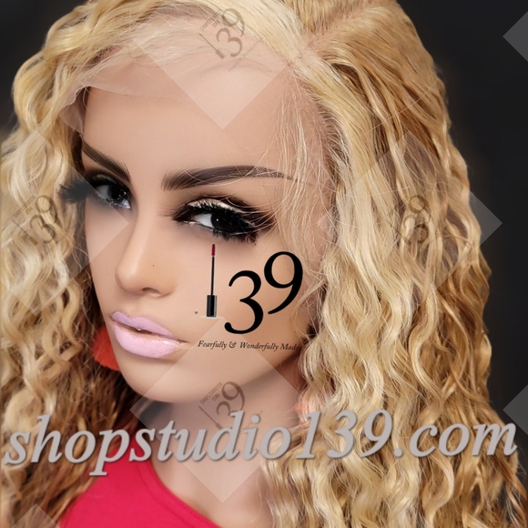 Human hair HD waterwave lace front wig - Picture 2 of 5